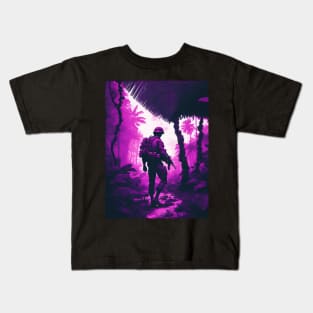 Neon Soldier Kids T-Shirt